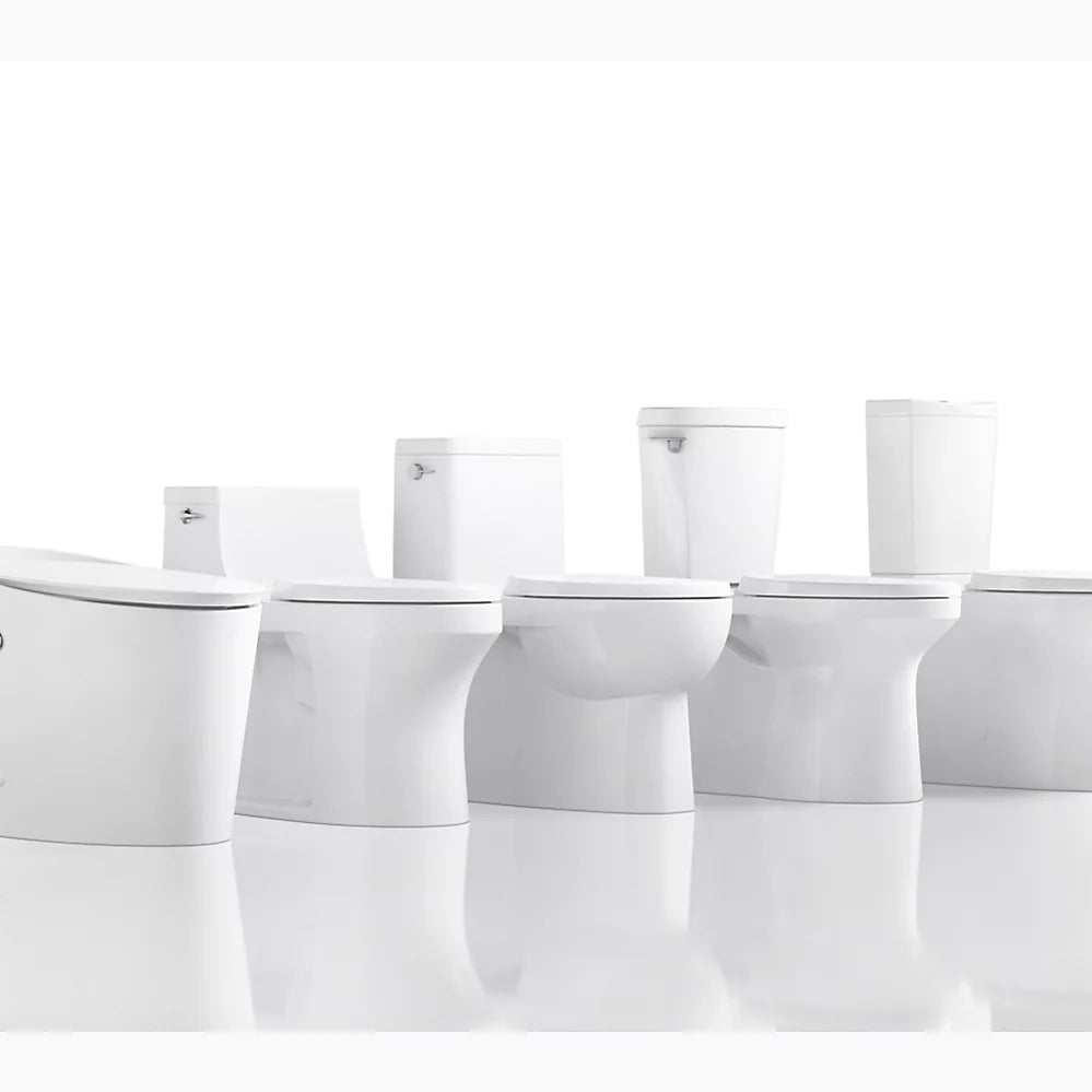 Persuade® Curv Two-piece elongated toilet with skirted trapway