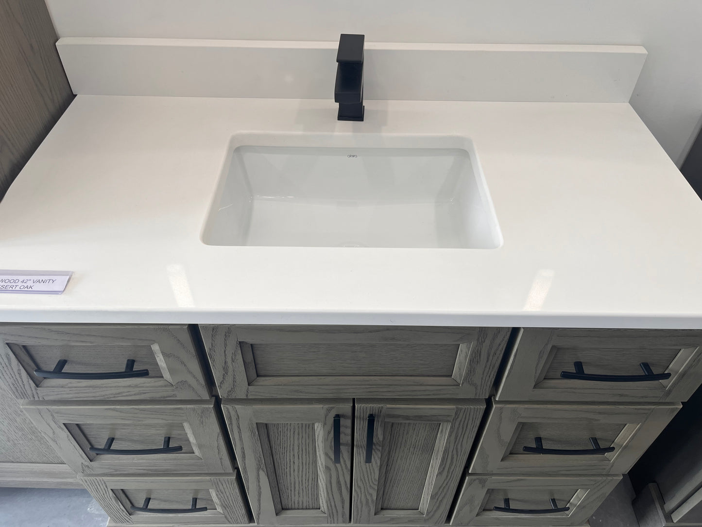 Stonewood / Desert Oak - 42" Bathroom Vanity Floor Model