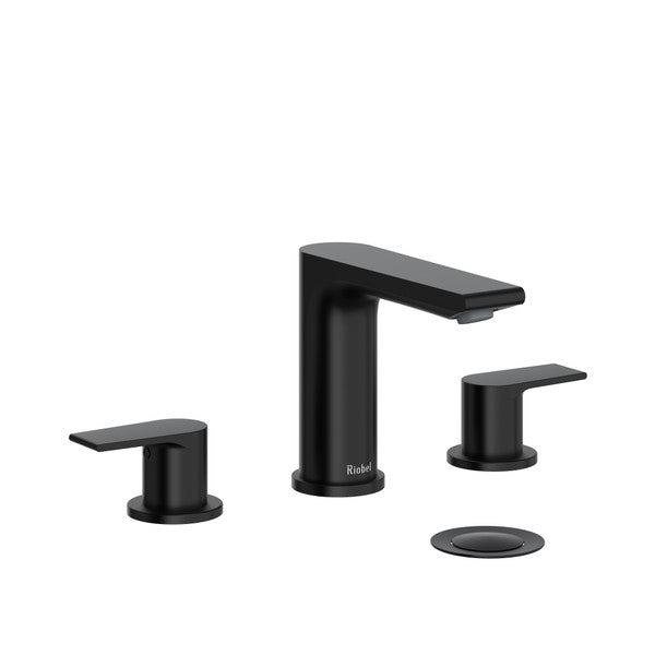 Fresk Widespread Lavatory Faucet - Black | Model Number: FR08BK