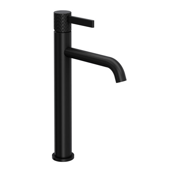 Tenerife Single Handle Tall Bathroom Faucet - Matte Black