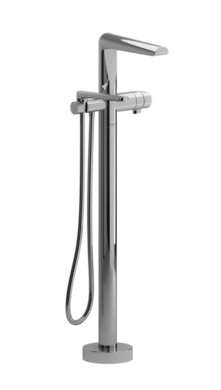 Riobel Parabola Floor-Mount Tub Filler with Hand Shower