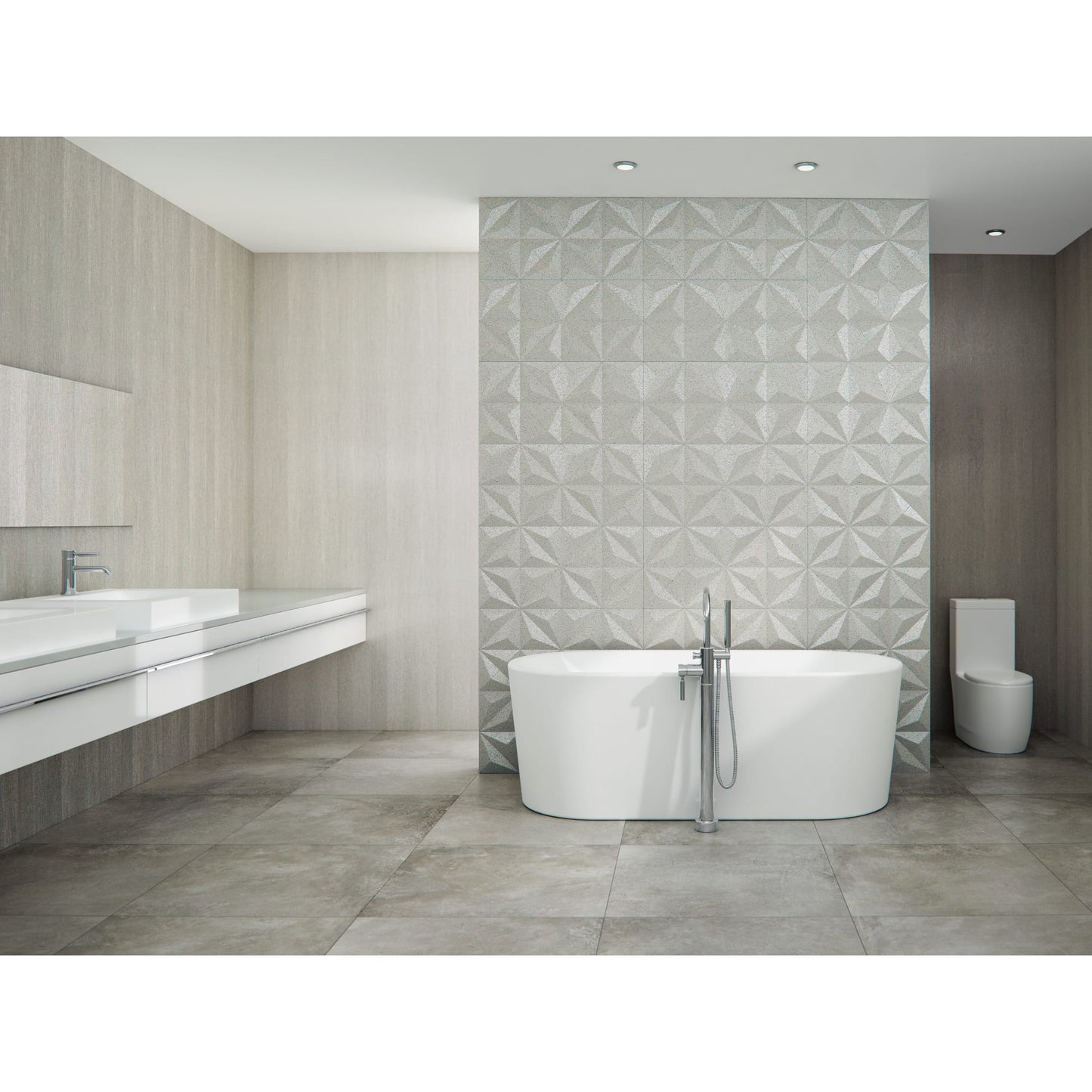 Nice F1 3266 AFR Acrylic Freestanding Center Drain Bathtub in White